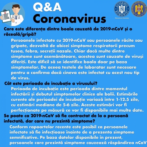 Măsuri de prevenție și de limitare a răspândirii unor boli respiratorii