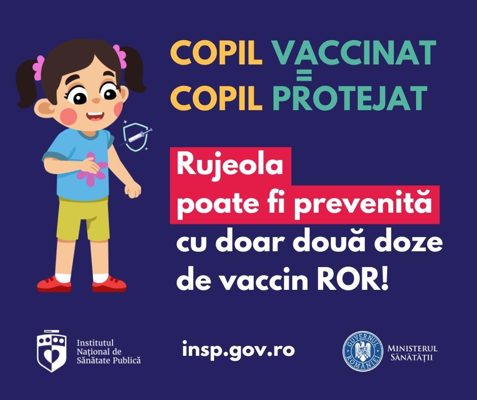 Campania Națională de Promovare a Vaccinării, martie - aprilie 2026 - informații despre Rujeolă