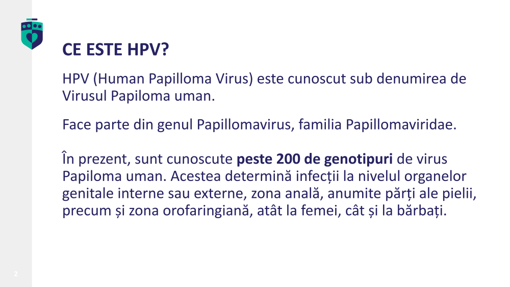 Campania Națională de Promovare a Vaccinării, martie - aprilie 2026 - informații despre HPV (Human Papilloma Virus sau Virusul Papiloma Uman)