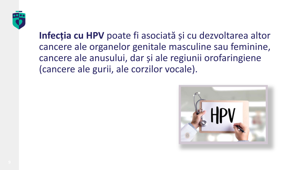 Campania Națională de Promovare a Vaccinării, martie - aprilie 2026 - informații despre HPV (Human Papilloma Virus sau Virusul Papiloma Uman)