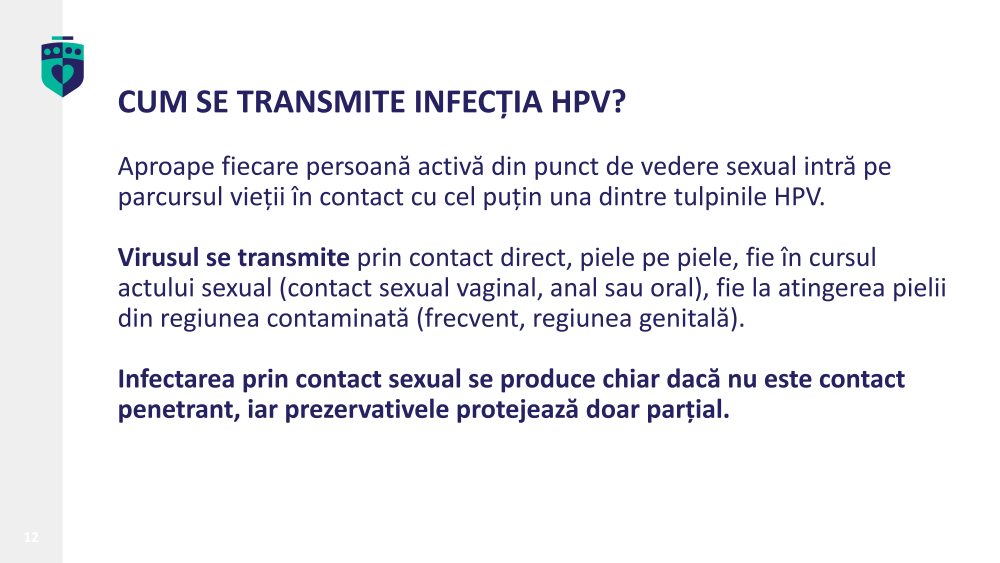 Campania Națională de Promovare a Vaccinării, martie - aprilie 2026 - informații despre HPV (Human Papilloma Virus sau Virusul Papiloma Uman)
