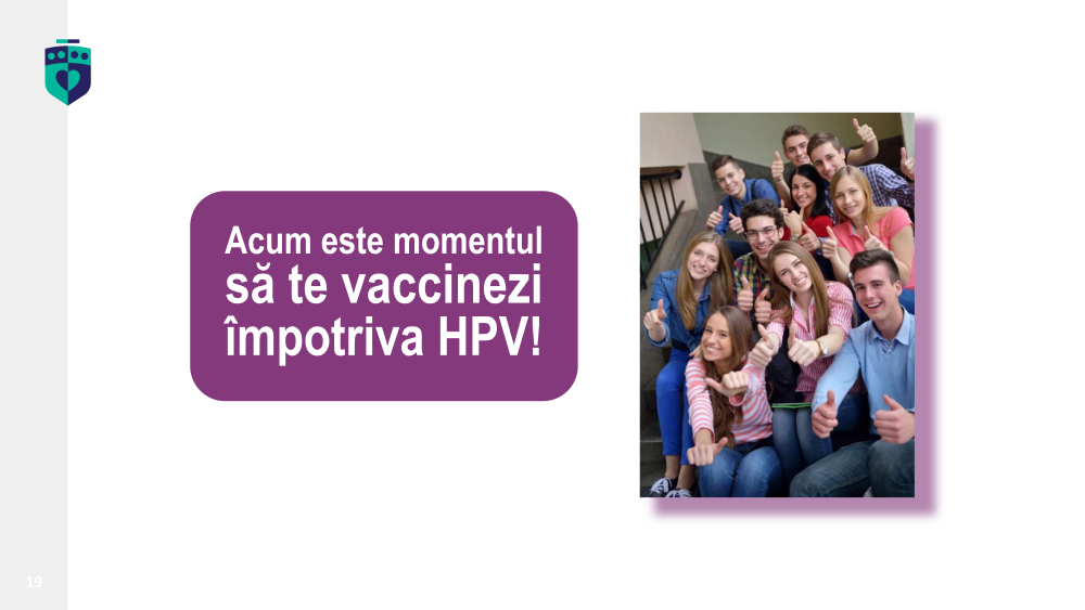 Campania Națională de Promovare a Vaccinării, martie - aprilie 2026 - informații despre HPV (Human Papilloma Virus sau Virusul Papiloma Uman)